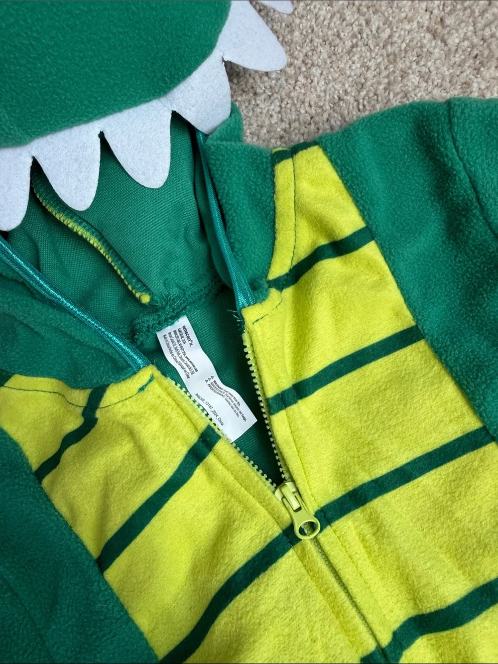 Halloween Costumes zipster dinosaur